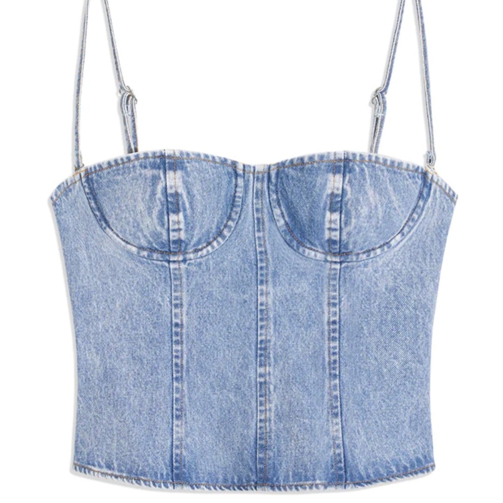 NWT WeWoreWhat Underwire Indigo Comfort Corset